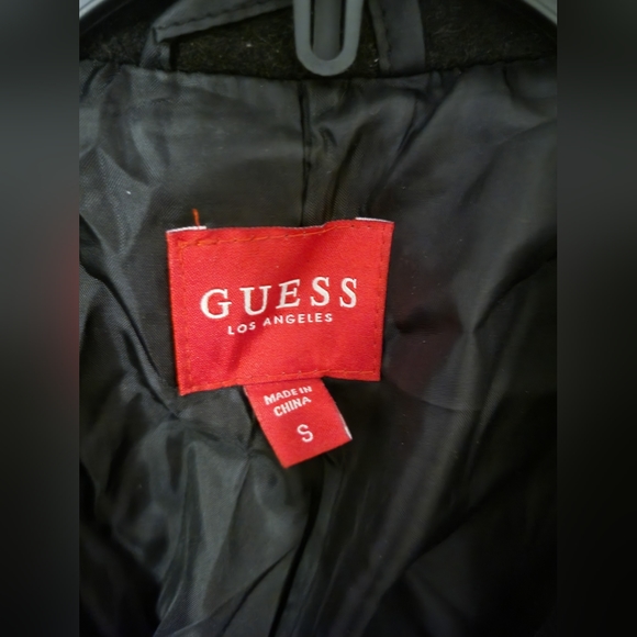 Women's Guess Zip Up Apalonia Peacoat Size Small - Picture 4 of 4